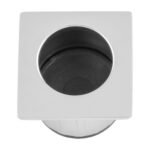 Alexander & Wilks AW993PC Sliding Door Finger Edge Pull Square - Polished Chrome (LEAD TIME: 2-3 DAYS)
