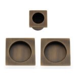 Alexander & Wilks AW995AB Square Sliding Door Pull Kit (LEAD TIME: 2-3 DAYS)