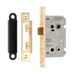 Eurospec BAE5025SB Easi-T Residential Bathroom Lock 65mm (LEAD TIME: 2-3 DAYS)