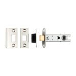 Eurospec BTL30NP 76mm CE B/T Tubular Mortice Latch Square Nickel Plate (LEAD TIME: 2-3 DAYS)
