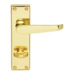 Carlisle Brass CBV30WC Contract Victorian Lever On WC Backplate (LEAD TIME: 2-3 DAYS)