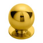 Carlisle Brass CH6D Ball Knob - Polished Brass 30mm (LEAD TIME: 2-3 DAYS)