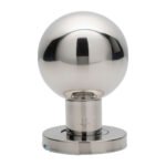 Eurospec CSK1058BSS Mortice Knob On Sprung Round Rose (LEAD TIME: 2-3 DAYS)