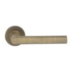 Eurospec CSL1192AB Mitred Round Bar Lever On Sprung Rose (LEAD TIME: 2-3 DAYS)