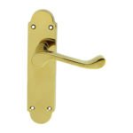 Carlisle Brass DL167 Oakley Lever On Latch Backplate (LEAD TIME: 2-3 DAYS)