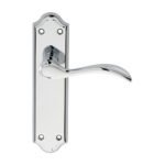 Carlisle Brass DL191CP Madrid Lever On Latch Backplate (LEAD TIME: 2-3 DAYS)