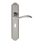 Carlisle Brass DL290CP Madrid Lever On Long Lock Backplate (LEAD TIME: 2-3 DAYS)