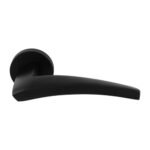 Manital DU5BLK Dune Lever On Round Rose (LEAD TIME: 2-3 DAYS)