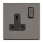 Eurolite ECBN1SOB 1 GANG 13AMP DP SWITCHED SOCKET (LEAD TIME: 2-3 DAYS)