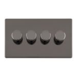 Eurolite ECBN4DLED 4 Gang Led Push On Off 2Way Dimmer (LEAD TIME: 2-3 DAYS)