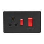 Eurolite ECMB45ASWASB 45Amp Switch with a socket (LEAD TIME: 2-3 DAYS)