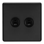 Eurolite ECMBT2SW 2 GANG 10AMP 2WAY TOGGLE SWITCH (LEAD TIME: 2-3 DAYS)