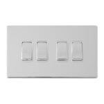 Eurolite ECPC4SWW 4 GANG 10AMP 2WAY SWITCH (LEAD TIME: 2-3 DAYS)
