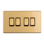 Eurolite ECSB4SWB 4-Gang 2-Way Switch (LEAD TIME: 2-3 DAYS)