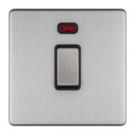 Eurolite ECSS20ADPSWNB 1-Gang 20Amp DP Switch & Neon (LEAD TIME: 2-3 DAYS)