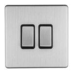 Eurolite ECSS2SWB 2-Gang 10Amp 2-Way Switch (LEAD TIME: 2-3 DAYS)