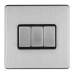 Eurolite ECSS3SWB 3-Gang 10Amp 2-Way Switch (LEAD TIME: 2-3 DAYS)