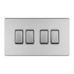 Eurolite ECSS4SWG 4-Gang 10Amp 2-Way Switch (LEAD TIME: 2-3 DAYS)