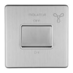 Eurolite ECSSFSWW 6Amp Fan Isolator Switch (LEAD TIME: 2-3 DAYS)