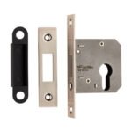 Eurospec EDE5030SN Easi-T Economy Euro Profile Deadlock 76mm (LEAD TIME: 2-3 DAYS)