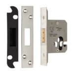 Eurospec EDS5025SSS Euro Profile Deadlock 64mm (LEAD TIME: 2-3 DAYS)
