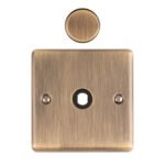 Eurolite EN1DIMABB Dimmer Switch Plate-Antique Brass-1-Gang (LEAD TIME: 2-3 DAYS)