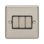 Eurolite EN3SWSSB 3-Gang Switch (LEAD TIME: 2-3 DAYS)