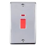 Eurolite EN45ASWNPCW 45Amp Switch with Neon Indicator (LEAD TIME: 2-3 DAYS)