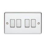 Eurolite EN4SWPCW 4-Gang Switch (LEAD TIME: 2-3 DAYS)