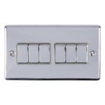 Eurolite EN6SWPCG 6-Gang Switch (LEAD TIME: 2-3 DAYS)