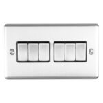 Eurolite EN6SWSSB 6-Gang Switch (LEAD TIME: 2-3 DAYS)