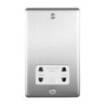 Eurolite ENSHSSSW Shaver Socket (LEAD TIME: 2-3 DAYS)