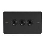 Eurolite ENT3SWMBB 3-Gang Toggle Switch (LEAD TIME: 2-3 DAYS)