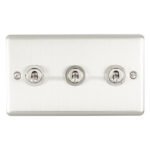 Eurolite ENT3SWSS 3-Gang Toggle Switch (LEAD TIME: 2-3 DAYS)