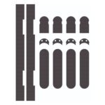 Eurospec ES1131 CI001131 Concealed Hinge Intumescent Fire Pack (LEAD TIME: 2-3 DAYS)