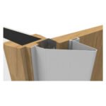 Eurospec ES801 Hinge Guards Finger Protectors White Knuckle Side (LEAD TIME: 2-3 DAYS)