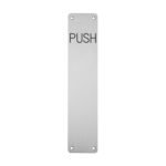 Eurospec FPP1302SSS Finger Plate Push (LEAD TIME: 2-3 DAYS)