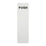 Eurospec FPP43002SAA Push Finger Plate (LEAD TIME: 2-3 DAYS)