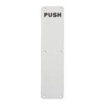 Eurospec FPP43502SAA Push Finger Plate (LEAD TIME: 2-3 DAYS)