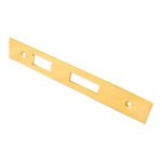 Eurospec FSF5004PVD Easi-T Forend Strike and Fixing Pack - PVD Square Forend (LEAD TIME: 2-3 DAYS)