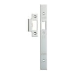 Eurospec FSF5016BSS Forend Strike & Fixing Pack To Suit Din Latch - Bright Stainless Steel Square Forend (LEAD TIME: 2-3 DAYS)