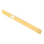 Eurospec FSF5016PVD Forend Strike & Fixing Pack To Suit Din Latch - PVD Square Forend (LEAD TIME: 2-3 DAYS)