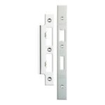 Eurospec FSF5017BSS Forend Strike & Fixing Pack To Suit Din Euro Sash/Bathroom Lock - Bright Stainless Steel Square Forend (LEAD TIME: 2-3 DAYS)
