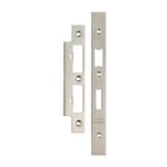 Eurospec FSF5017SSS Forend Strike & Fixing Pack To Suit Din Euro Sash/Bathroom Lock - Satin Stainless Steel Square Forend (LEAD TIME: 2-3 DAYS)