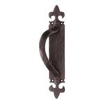 Carlisle Brass LF5260LH Offset Pull Handle On Backplate Left Hand (LEAD TIME: 2-3 DAYS)