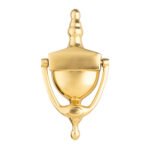 Carlisle Brass M38S Victorian Urn Door Knocker 152mm - Polished Brass (LEAD TIME: 2-3 DAYS)