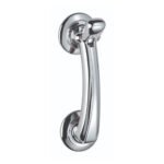 Carlisle Brass M43CP Door Knocker On Rose (LEAD TIME: 2-3 DAYS)