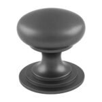 Carlisle Brass M47DANT Victorian Cupboard Knob 42mm - Anthracite (LEAD TIME: 2-3 DAYS)