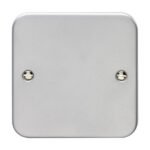 Eurolite MC1B Utility Single Blank Plate - Grey (LEAD TIME: 2-3 DAYS)
