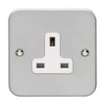 Eurolite MC1USOW Utility 1-Gang Unswitched Socket - Grey (LEAD TIME: 2-3 DAYS)
